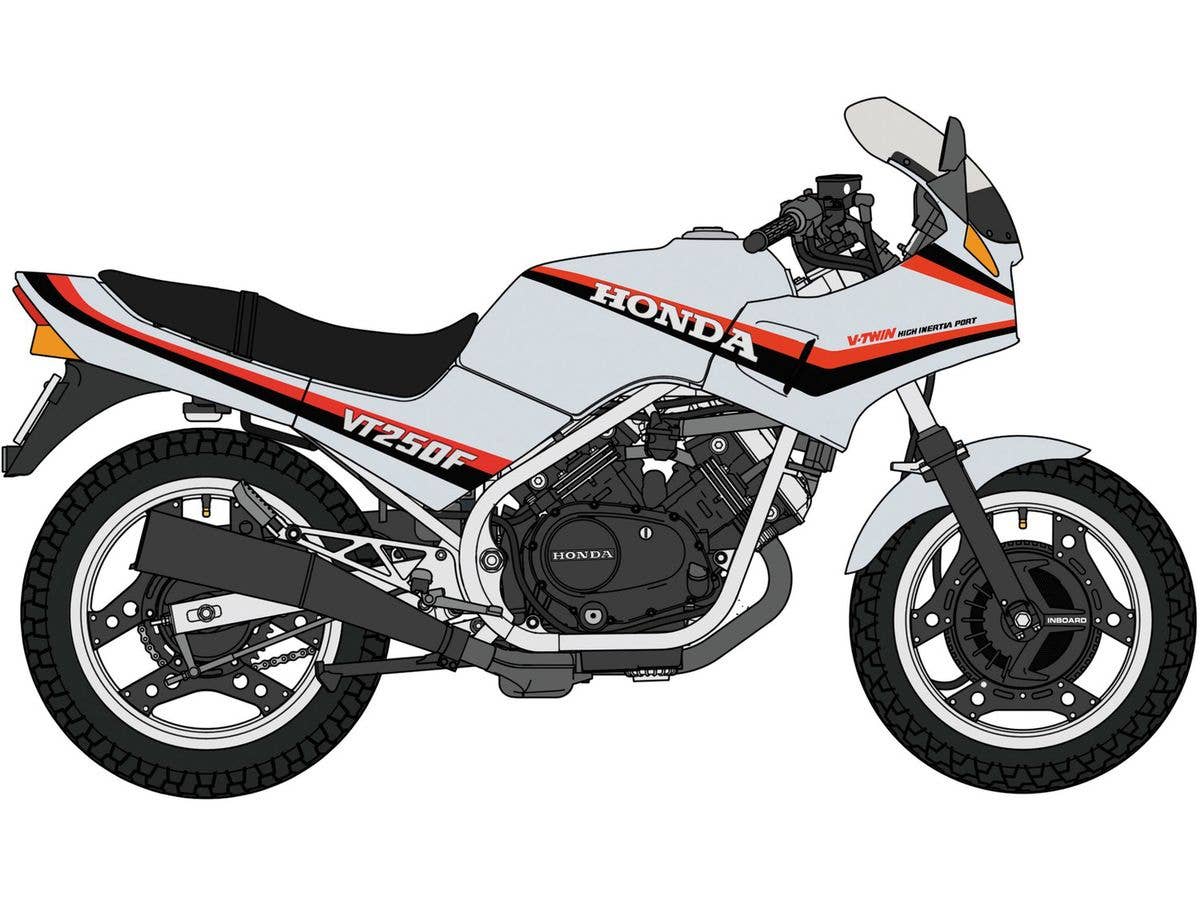 Hasegawa 1/12 Honda VT250F (MC08) (1984) "SILVER COLOR" | 4967834217713