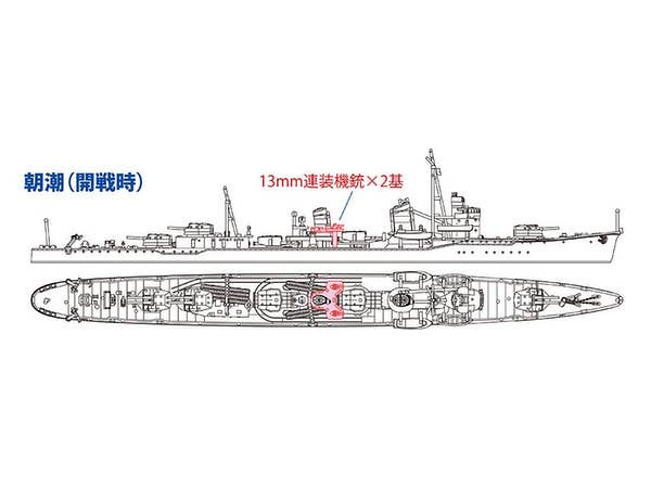 Hasegawa Ijn Destroyer Asashio | 4967834494633