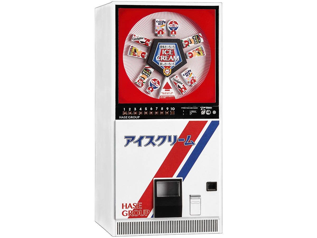 Retro Vending Machine (Ice) - 1/12(Hasegawa) | 4967834622036
