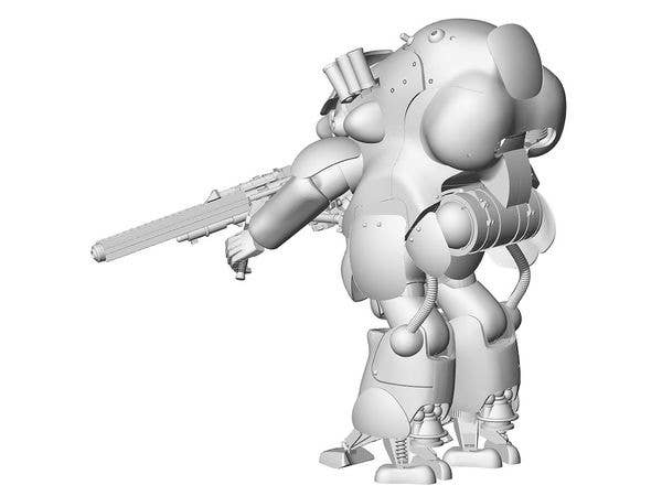 Hasegawa 1/20 Robot Battle V(Five) Maschinen Krieger Space Type MK44 Ausf.G Ghost Knight | 4967834641273