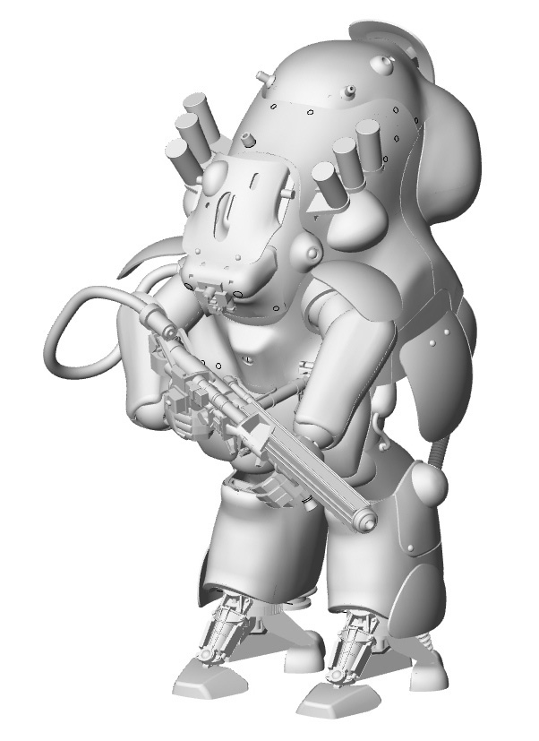 Hasegawa 1/20 Robot Battle V(Five) Maschinen Krieger Space Type MK44 Ausf.G Ghost Knight