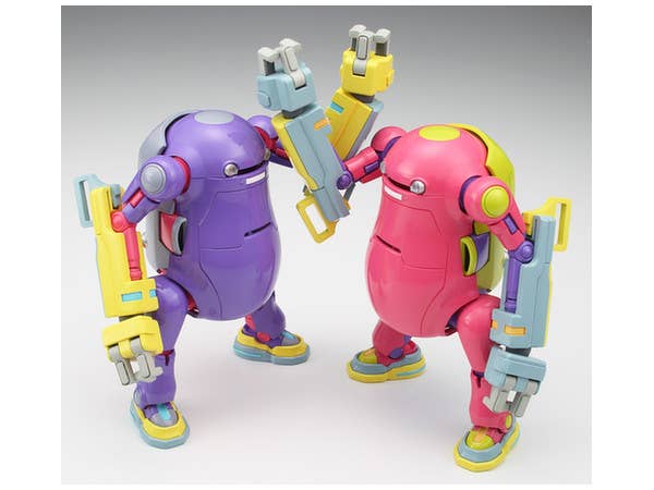 Hasegawa 1/35 MechatroWeGo No. 07 Power Arm Purple & Pink | 4967834647541