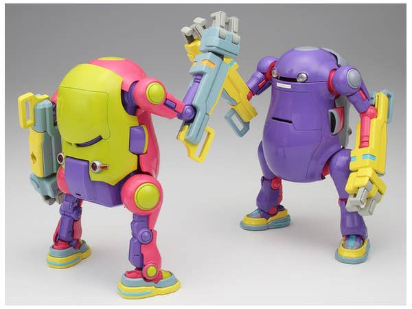 Hasegawa 1/35 MechatroWeGo No. 07 Power Arm Purple & Pink | 4967834647541