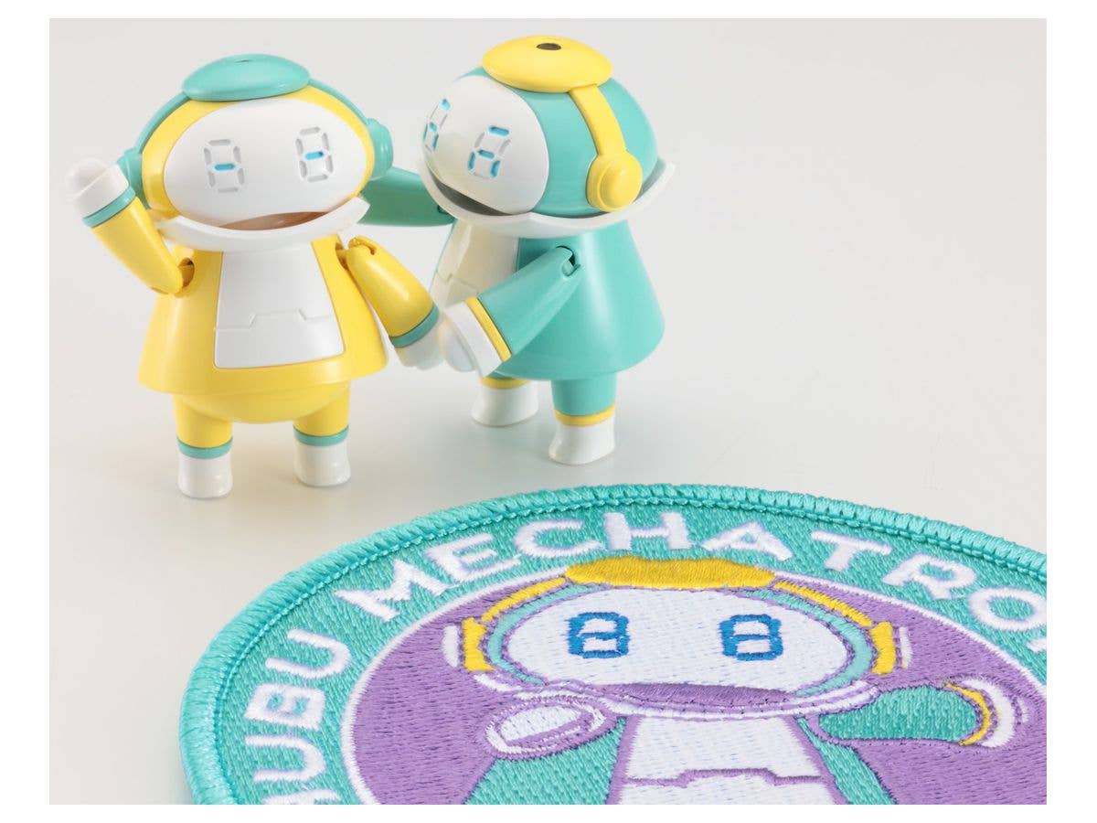 Hasegawa Tiny Mechatromate No.04 Patch Set 'Aqua Green & Lemon' (Two Kits In The Box) | 4967834647909
