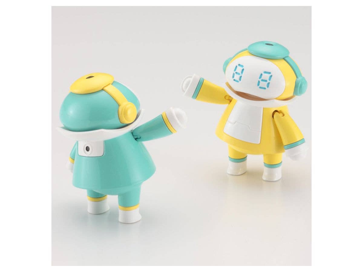 Hasegawa Tiny Mechatromate No.04 Patch Set 'Aqua Green & Lemon' (Two Kits In The Box) | 4967834647909