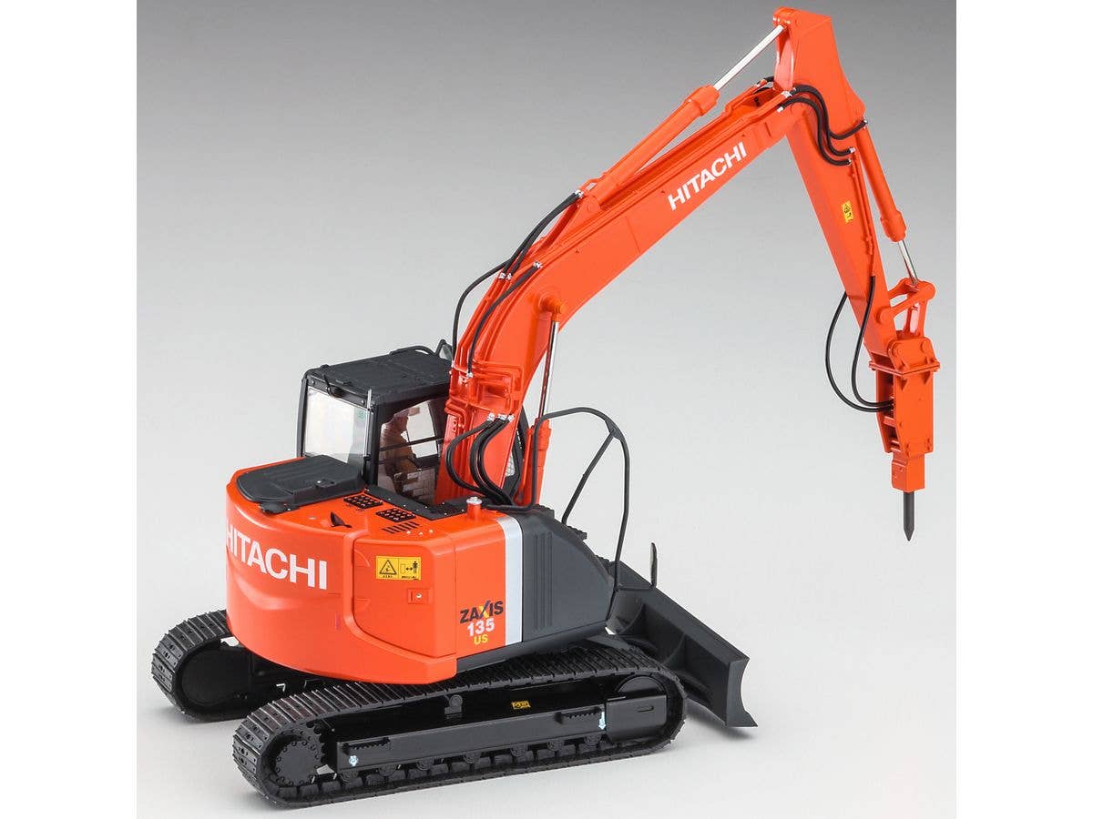 Hasegawa 1/35 HITACHI EXCAVATOR ZAXIS 135US HYDRAULIC BREAKER | 4967834661097
