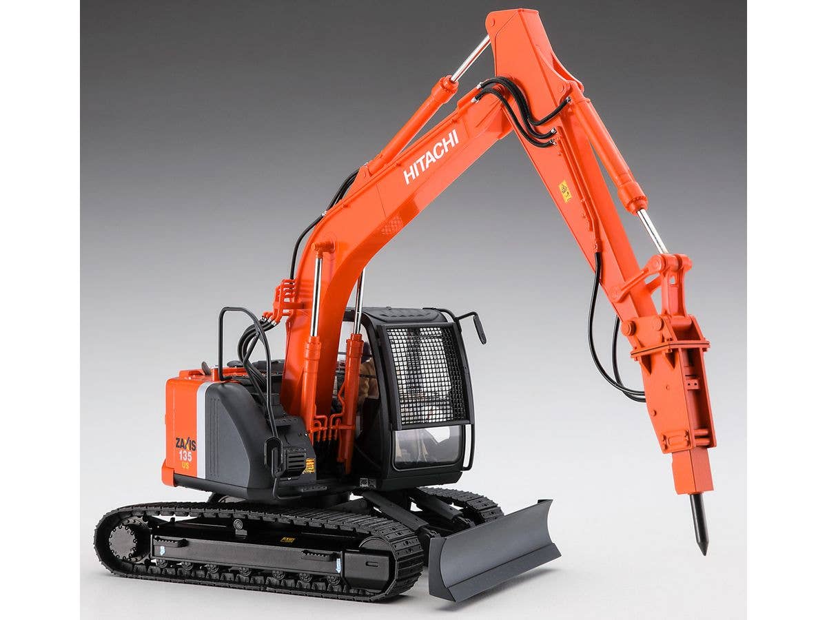 Hasegawa 1/35 HITACHI EXCAVATOR ZAXIS 135US HYDRAULIC BREAKER | 4967834661097