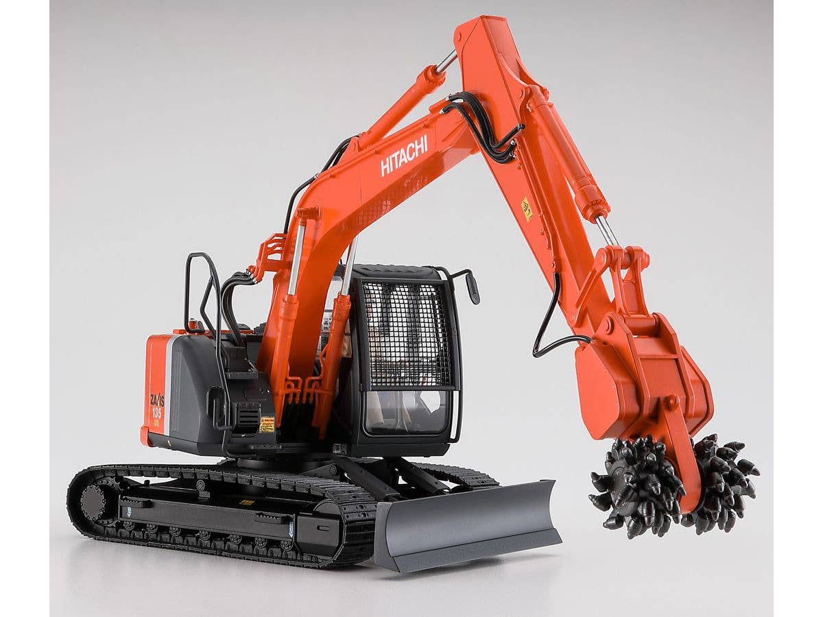 Hasegawa 1/35 HITACHI CONSTRUCTION MACHINERY EXCAVATOR ZAXIS 135US CUTTER HEADS (TBA) | 4967834661110