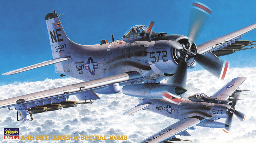 Hasegawa 1/72 A-1H w/ Special Bomb BP104 | 4967834514645