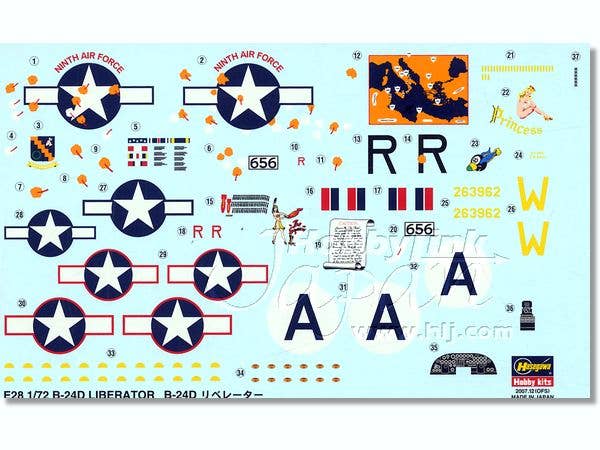 Hasegawa 1/72 B-24D Liberator | 4967834015586