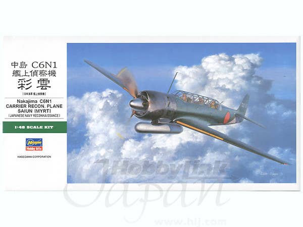 Hasegawa 1/48 Nakajima C6N1 Carrier Recon. Plane Saiun (Myrt) | 4967834191846