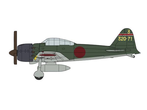 Hasegawa Japanese Navy Carrier-Based Aircraft (Late Version) Set | 4967834721623