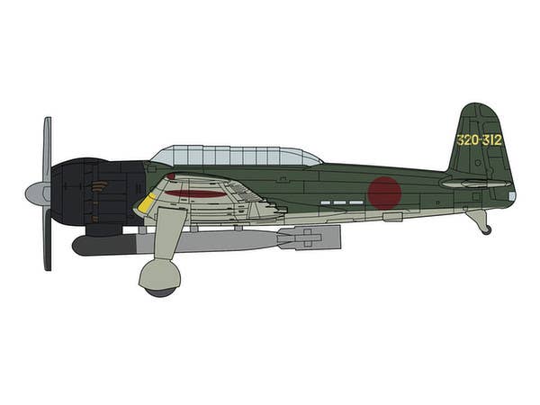 Hasegawa Japanese Navy Carrier-Based Aircraft (Late Version) Set | 4967834721623