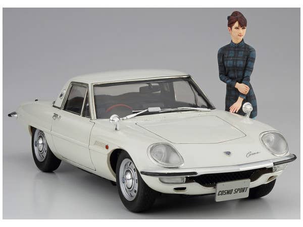 Hasegawa 1/24 Mazda Cosmo Sport L10B w/ 60s Girl Figure (SP368) | 4967834521681