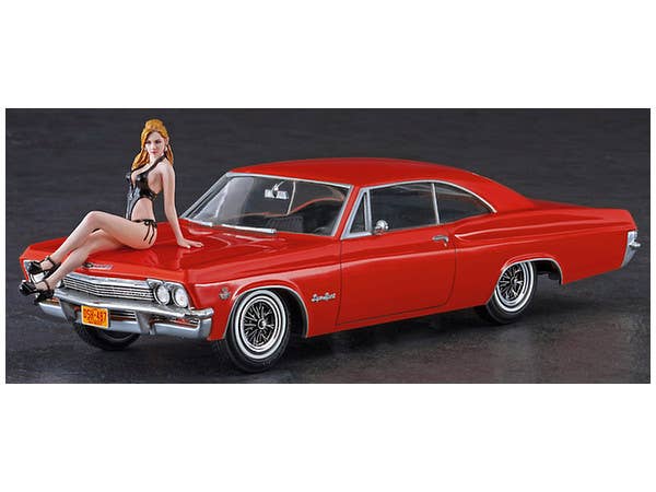 Hasegawa 1/24 1966 American Coupe (Chevrolet Impala SS) Type I w/ Blond Girl's Resin Figure | 4967834522022