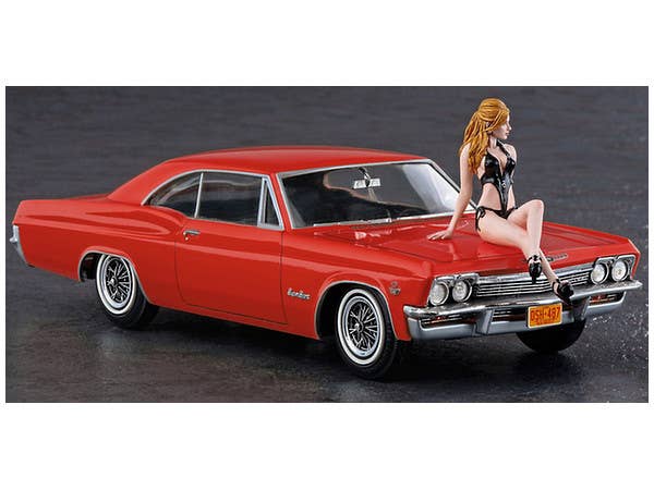 Hasegawa 1/24 1966 American Coupe (Chevrolet Impala SS) Type I w/ Blond Girl's Resin Figure | 4967834522022