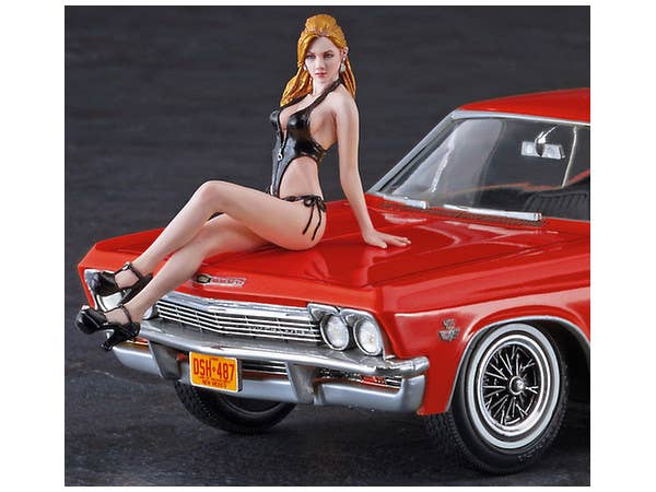 Hasegawa 1/24 1966 American Coupe (Chevrolet Impala SS) Type I w/ Blond Girl's Resin Figure | 4967834522022