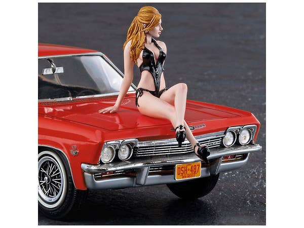 Hasegawa 1/24 1966 American Coupe (Chevrolet Impala SS) Type I w/ Blond Girl's Resin Figure | 4967834522022