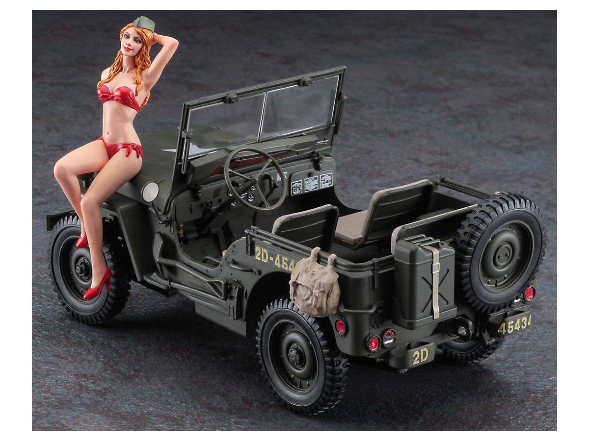 Hasegawa 1/24 1/4 Ton 4X4 Utility Truck SP449 | 4967834522497