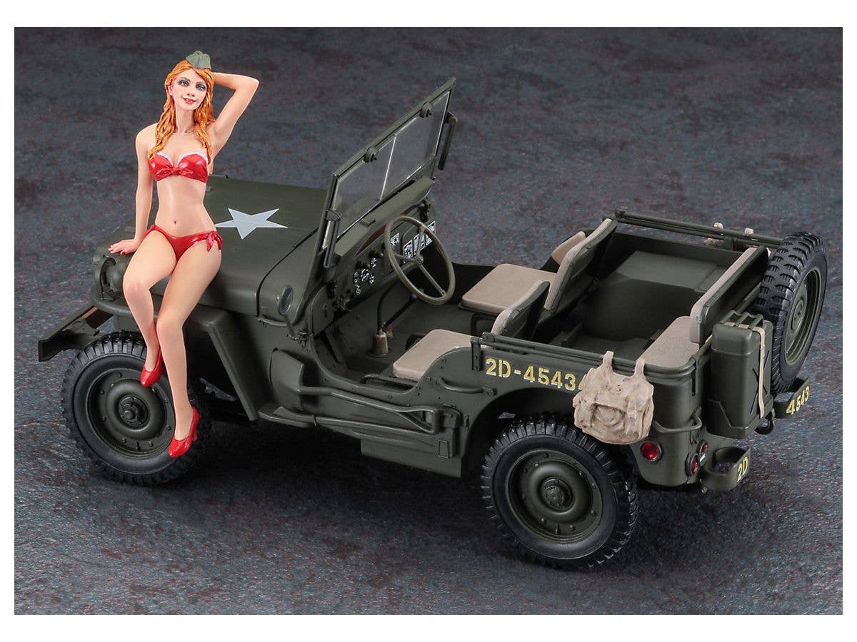 Hasegawa 1/24 1/4 Ton 4X4 Utility Truck SP449 | 4967834522497