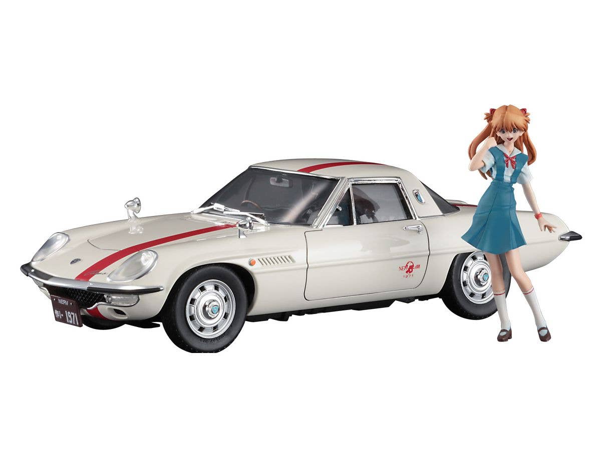 Hasegawa 1/24 EVANGELION NERV Official Business Coupe w/ Shikinami Asuka Langley | 4967834522596