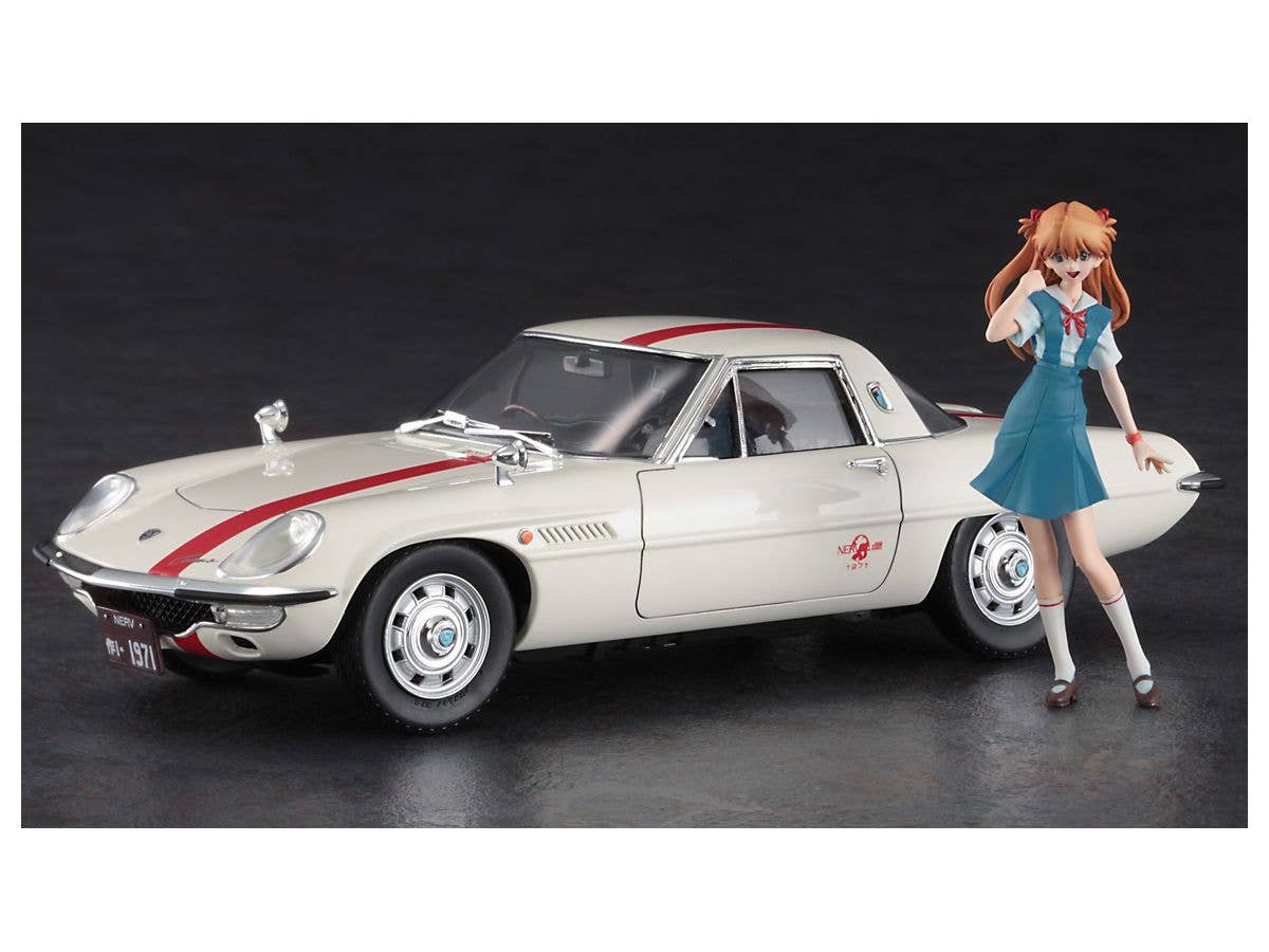 Hasegawa 1/24 EVANGELION NERV Official Business Coupe w/ Shikinami Asuka Langley | 4967834522596