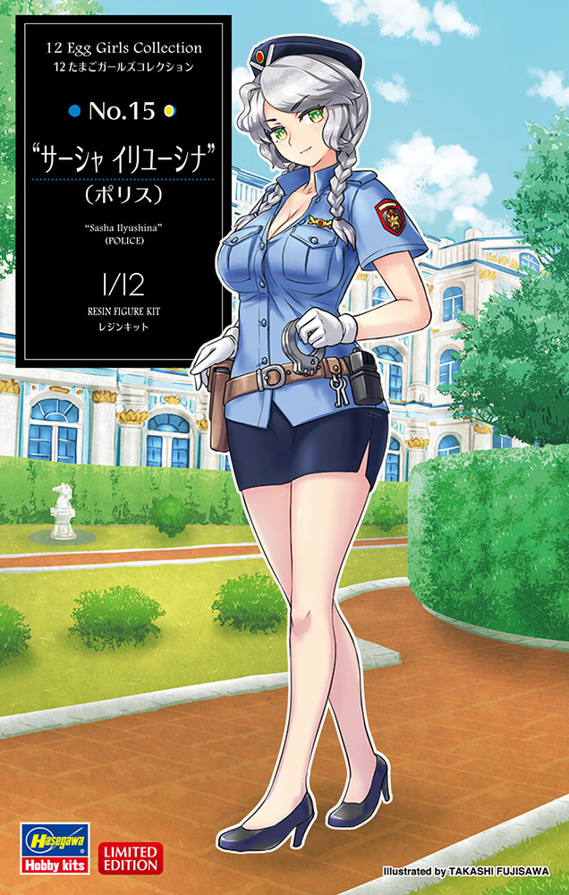 Hasegawa 1/12 Egg Girls Collection 15 'Sasha Ilyushina' (Police) - P-REX Hobby