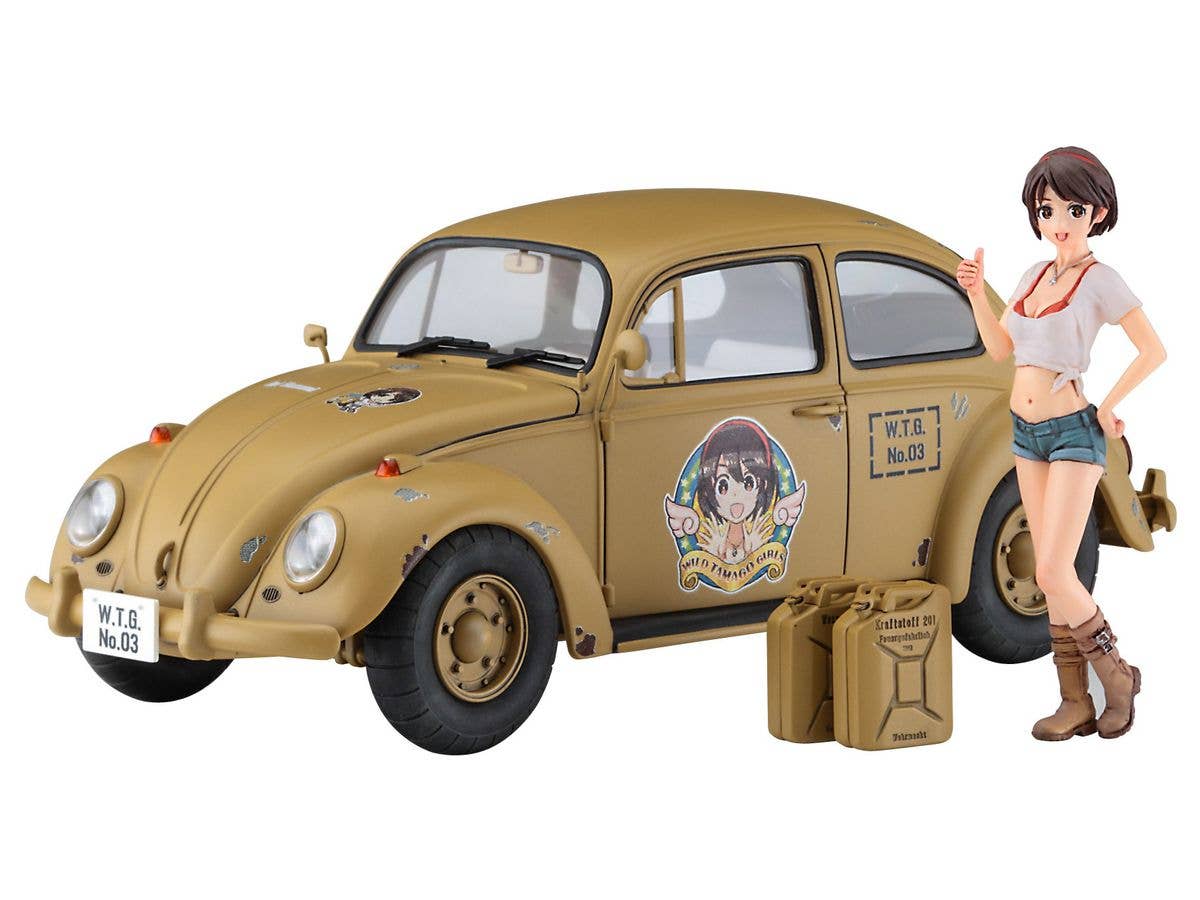 Hasegawa 1/24 Wild Egg Girls VOLKSWAGEN BEETLE TYPE 1 “Rei Hazumi” w/FIGURE | 4967834522886