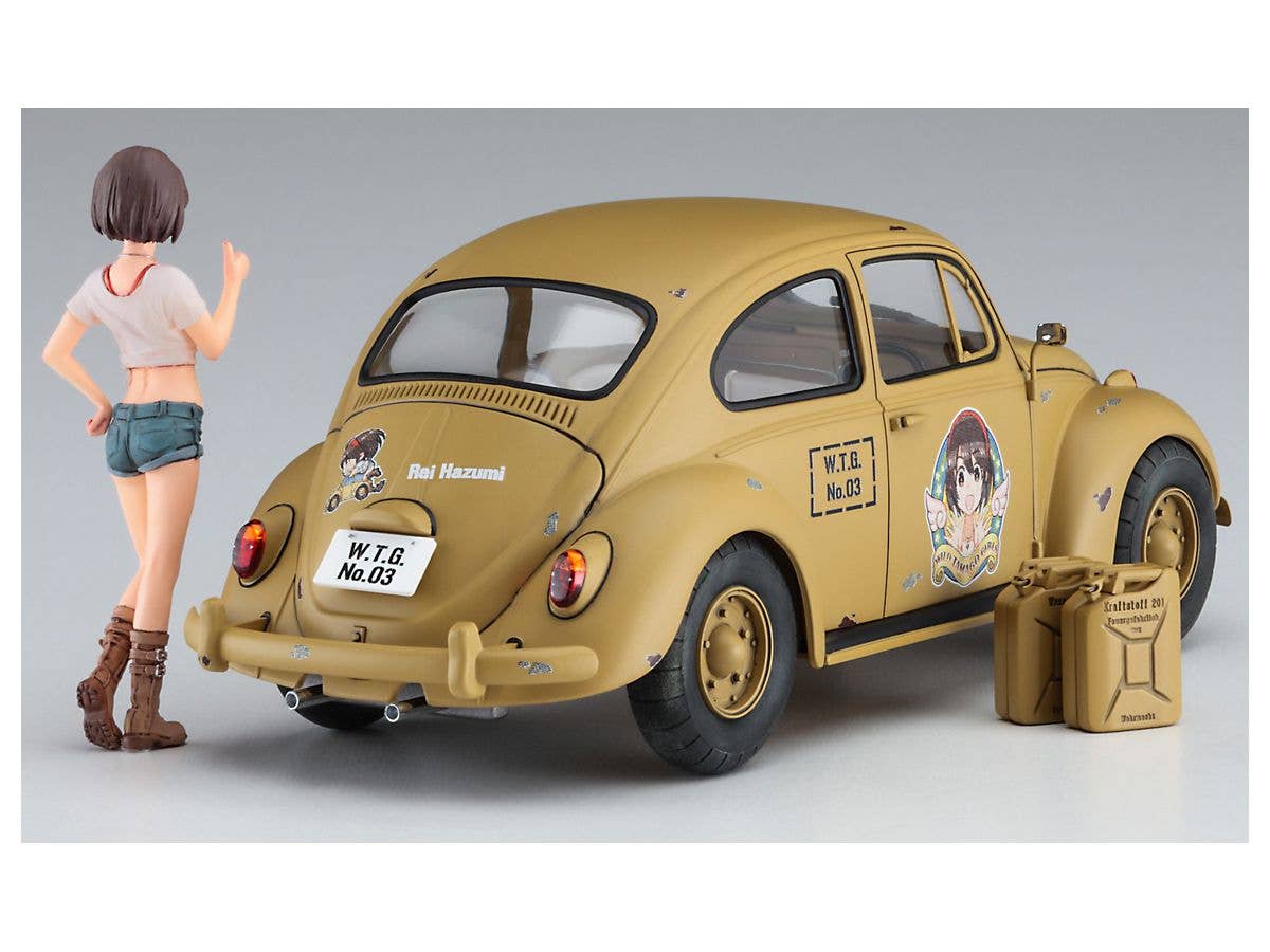 Hasegawa 1/24 Wild Egg Girls VOLKSWAGEN BEETLE TYPE 1 “Rei Hazumi” w/FIGURE | 4967834522886