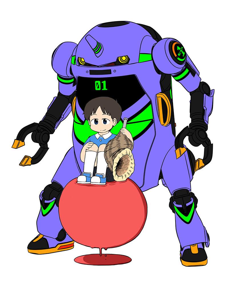 Hasegawa 1/20 Mechatrowego EVA Collab Series Vol.5 “Shogouki”+ Shinji Ikari - P-REX Hobby