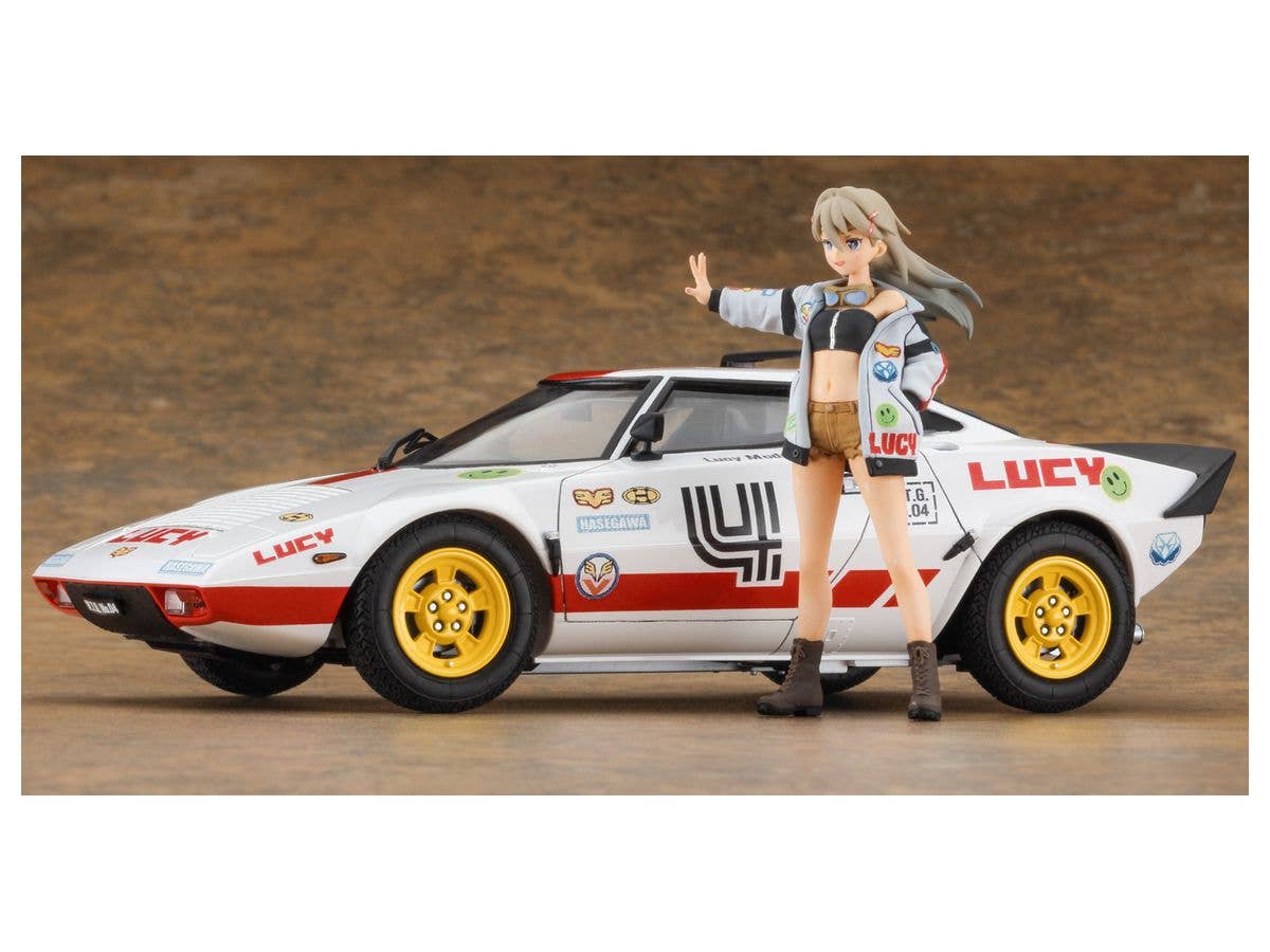 Hasegawa 1/24 Wild Egg Girls Lancia Stratos “Lucy Mcdonnell” w/Figure | 4967834523289