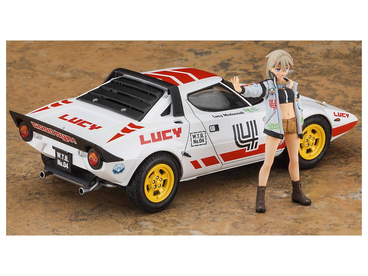 Hasegawa 1/24 Wild Egg Girls Lancia Stratos “Lucy Mcdonnell” w/Figure | 4967834523289