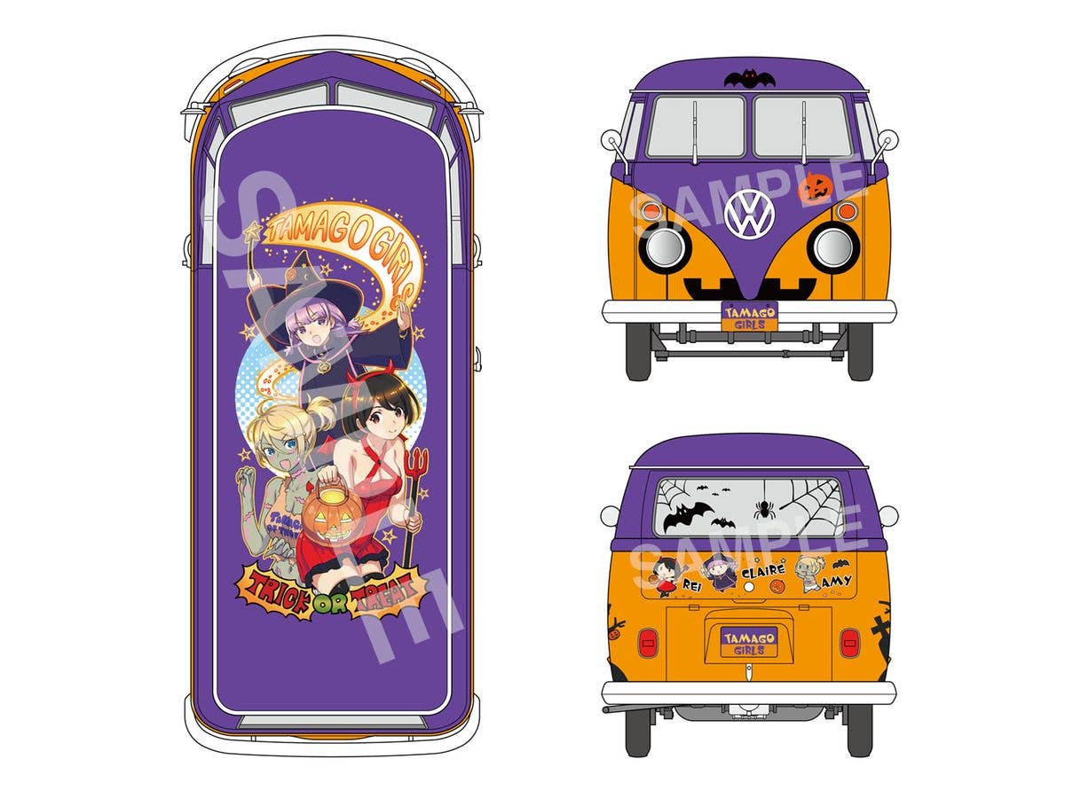 Hasegawa 1/24 VOLKSWAGEN TYPE 2 DELIVERY VAN “Egg Girls Happy Helloween” | 4967834523739