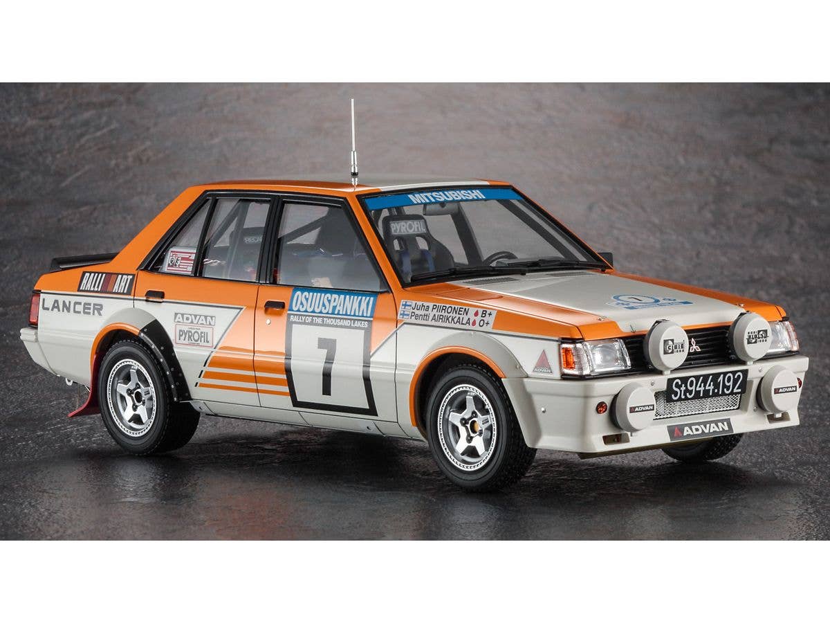 Hasegawa 1/24 MITSUBISHI LANCER EX 2000 TURBO "1982 1000 LAKES RALLY DETAIL UP VERSION" | 4967834527454