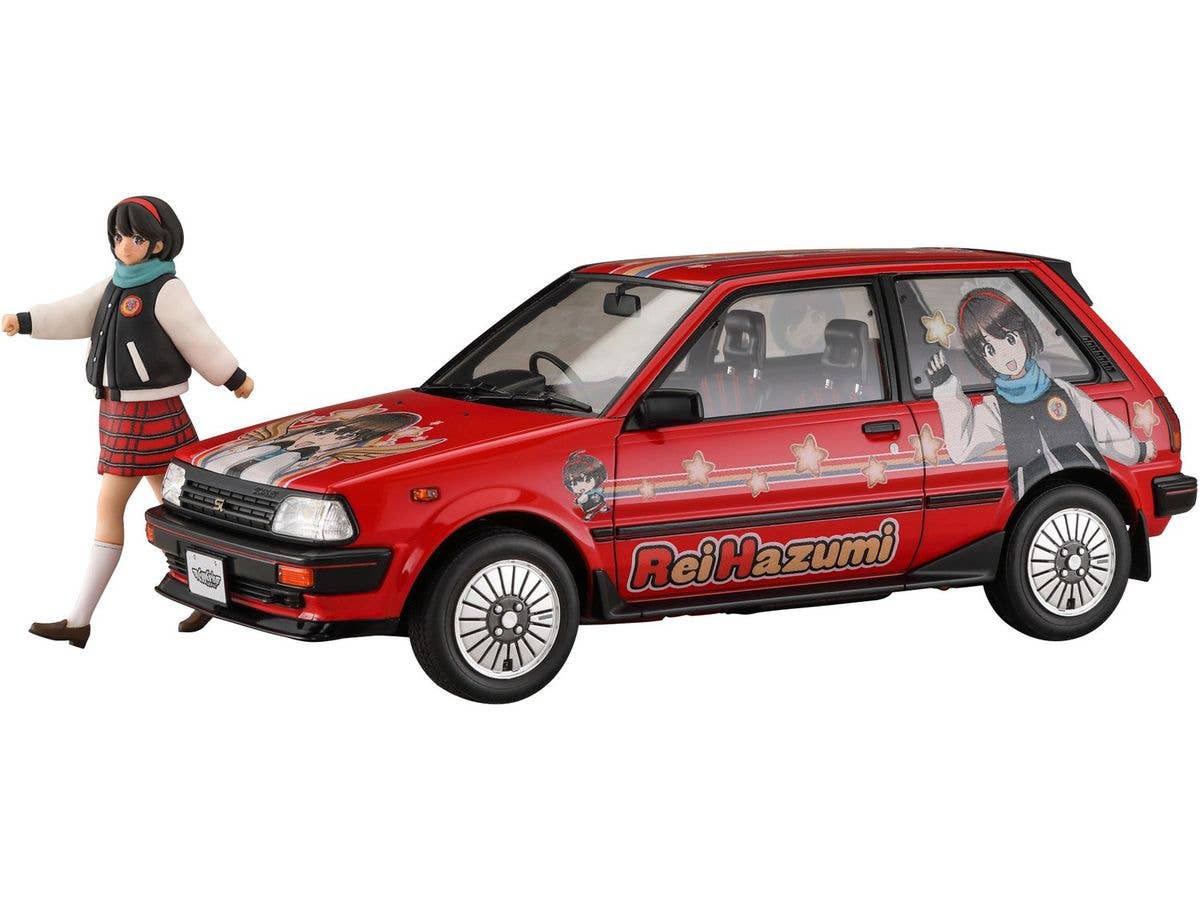 Hasegawa 1/24 TOYOTA STARLET EP71 Si-Limited (3Door) MIDDLE VERSION “Rei Hazumi” w/FIGURE | 4967834524330