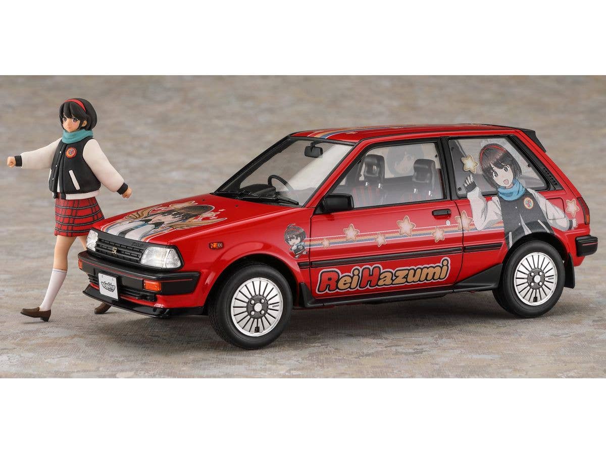 Hasegawa 1/24 TOYOTA STARLET EP71 Si-Limited (3Door) MIDDLE VERSION “Rei Hazumi” w/FIGURE | 4967834524330