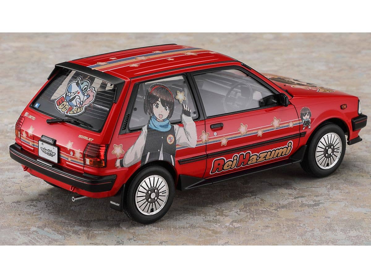 Hasegawa 1/24 TOYOTA STARLET EP71 Si-Limited (3Door) MIDDLE VERSION “Rei Hazumi” w/FIGURE | 4967834524330