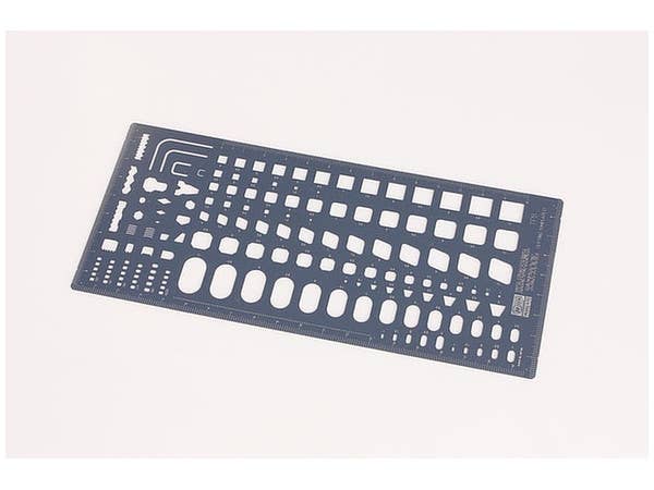 Hasegawa Cutting Template D ( Square Type ) | 4967834711082