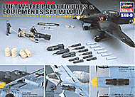 Hasegawa 1/48 WWII GERMAN PILOT FIGURES (X48-9) | 4967834361096