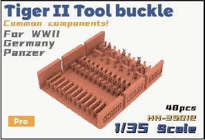 Heavy Hobby 1/35 Tiger II Tool Buckle Common Components For WWII Germany Panzer | 4580786650508