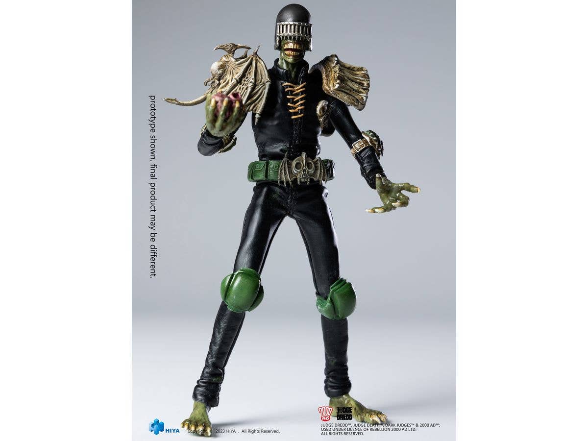 HIYA Toys Exquisite Super Series JUDGE DREDD Judge Death Action Figure | 6957534201738