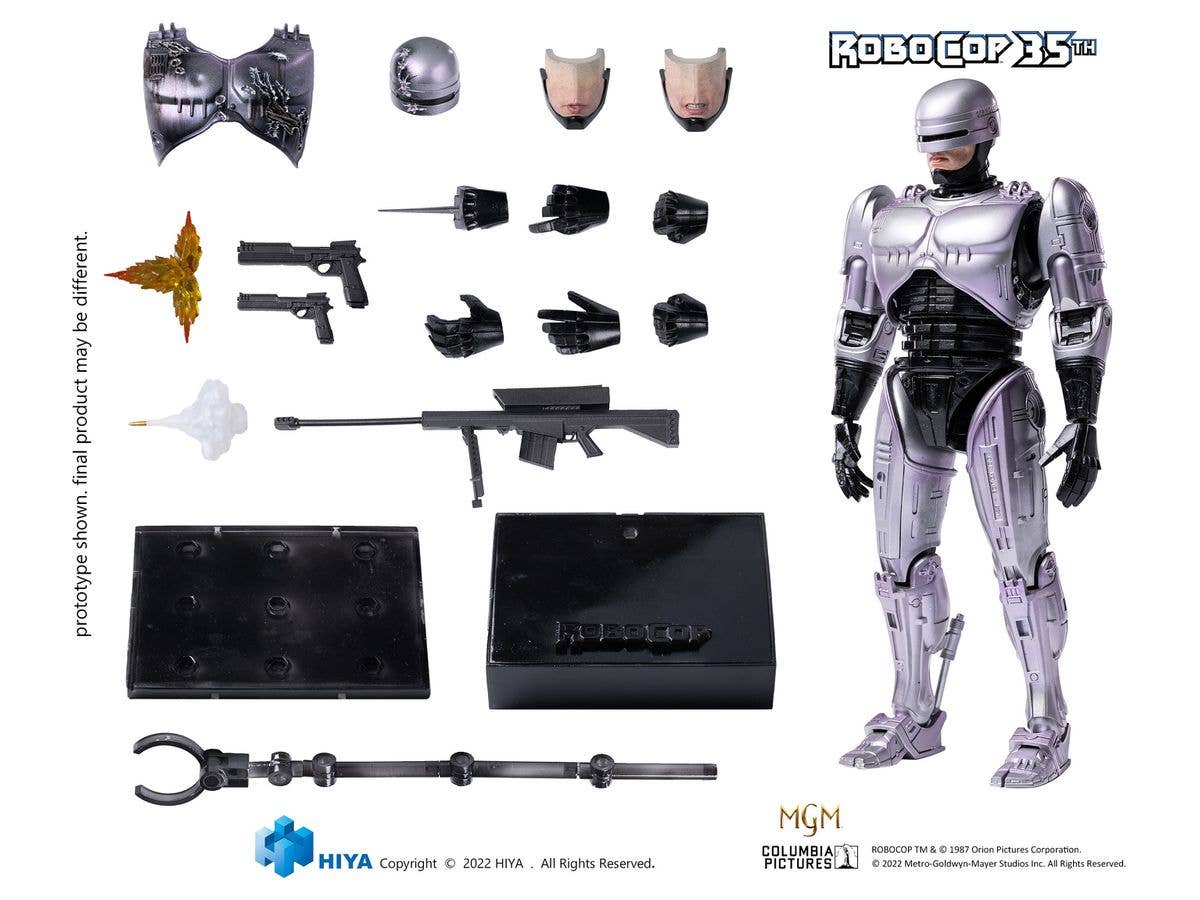 HIYA TOYS Exquisite Super Series 1/12 Scale 6 Inch ROBOCOP 1 Robocop | 6957534202063