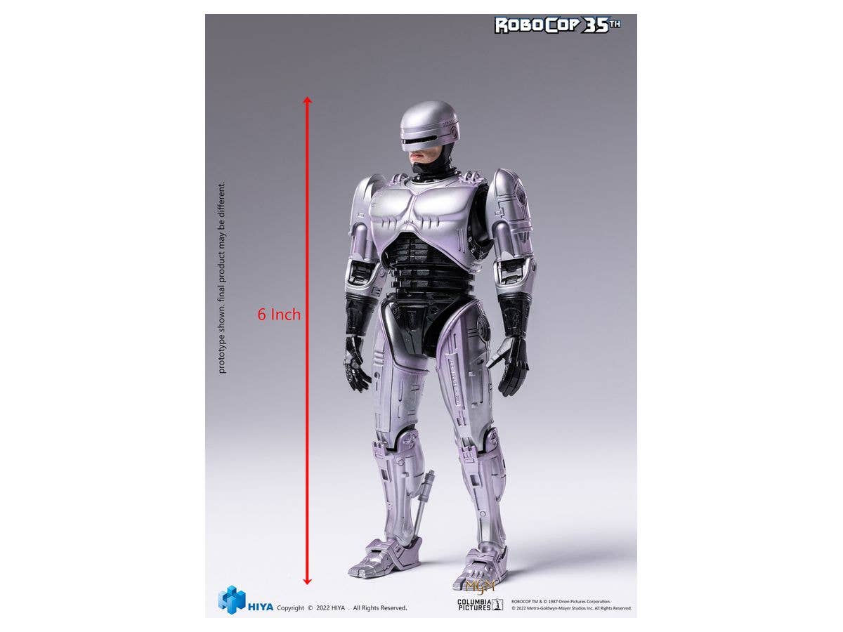 HIYA TOYS Exquisite Super Series 1/12 Scale 6 Inch ROBOCOP 1 Robocop | 6957534202063