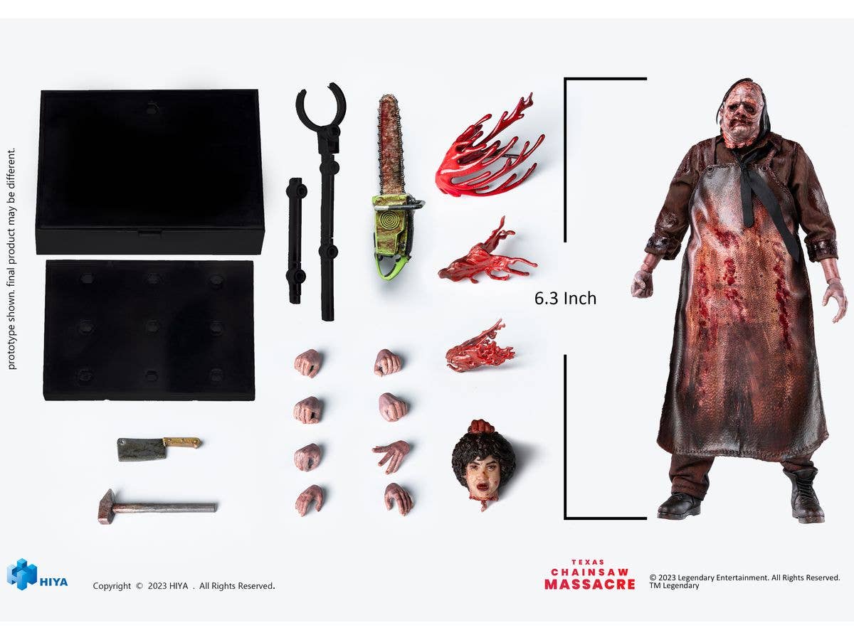 HIYA Toys Exquisite Super Series 1/12 Scale Texas Chainsaw Massacre 2022 Leatherface | 6957534202353