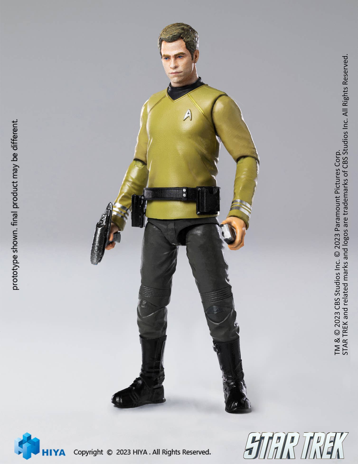 HIYA Toys Exquisite Mini Series 1/18 Scale STAR TREK 2009 Kirk Action Figure | 6957534202568