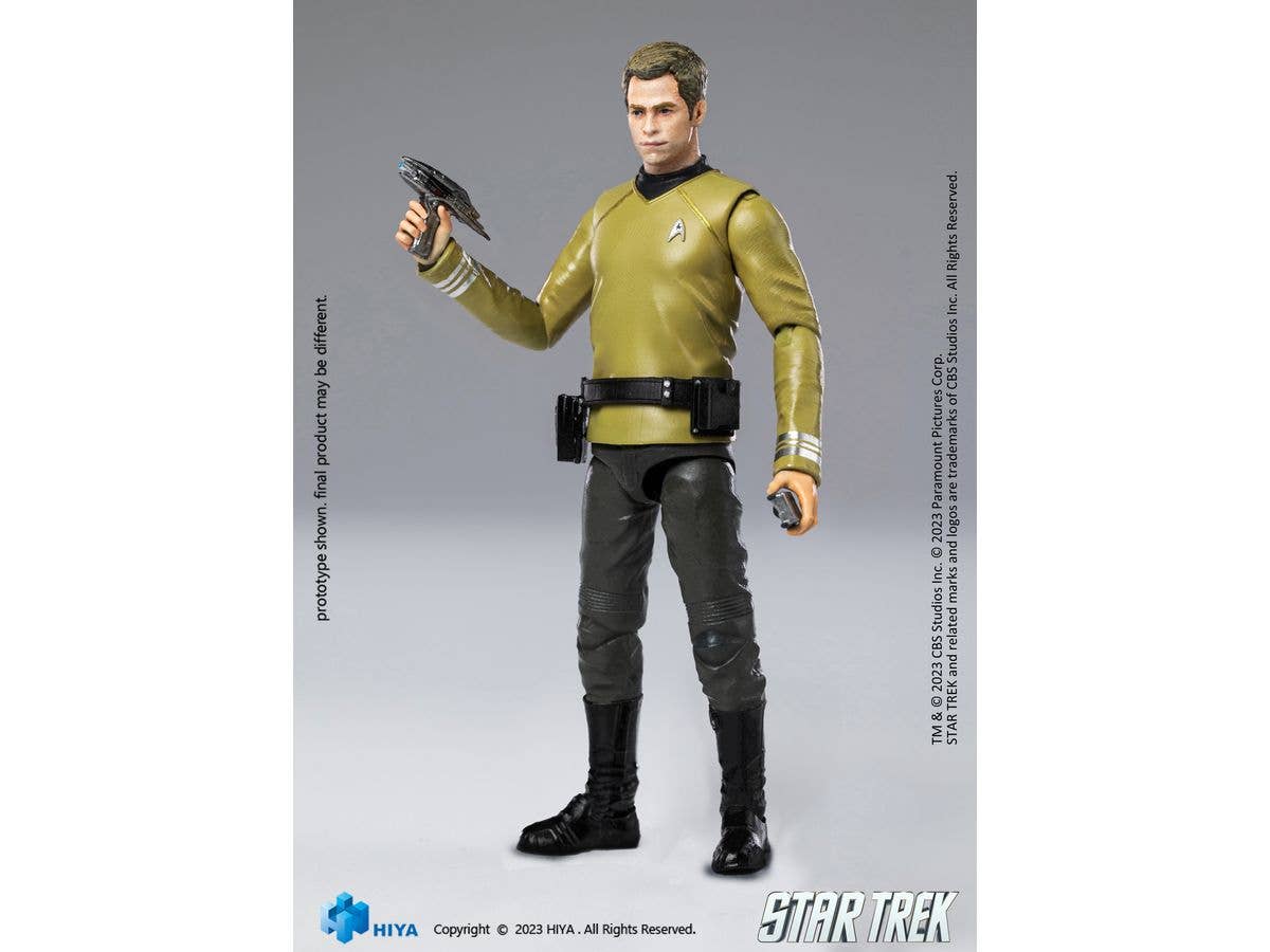 HIYA Toys Exquisite Mini Series 1/18 Scale STAR TREK 2009 Kirk Action Figure | 6957534202568