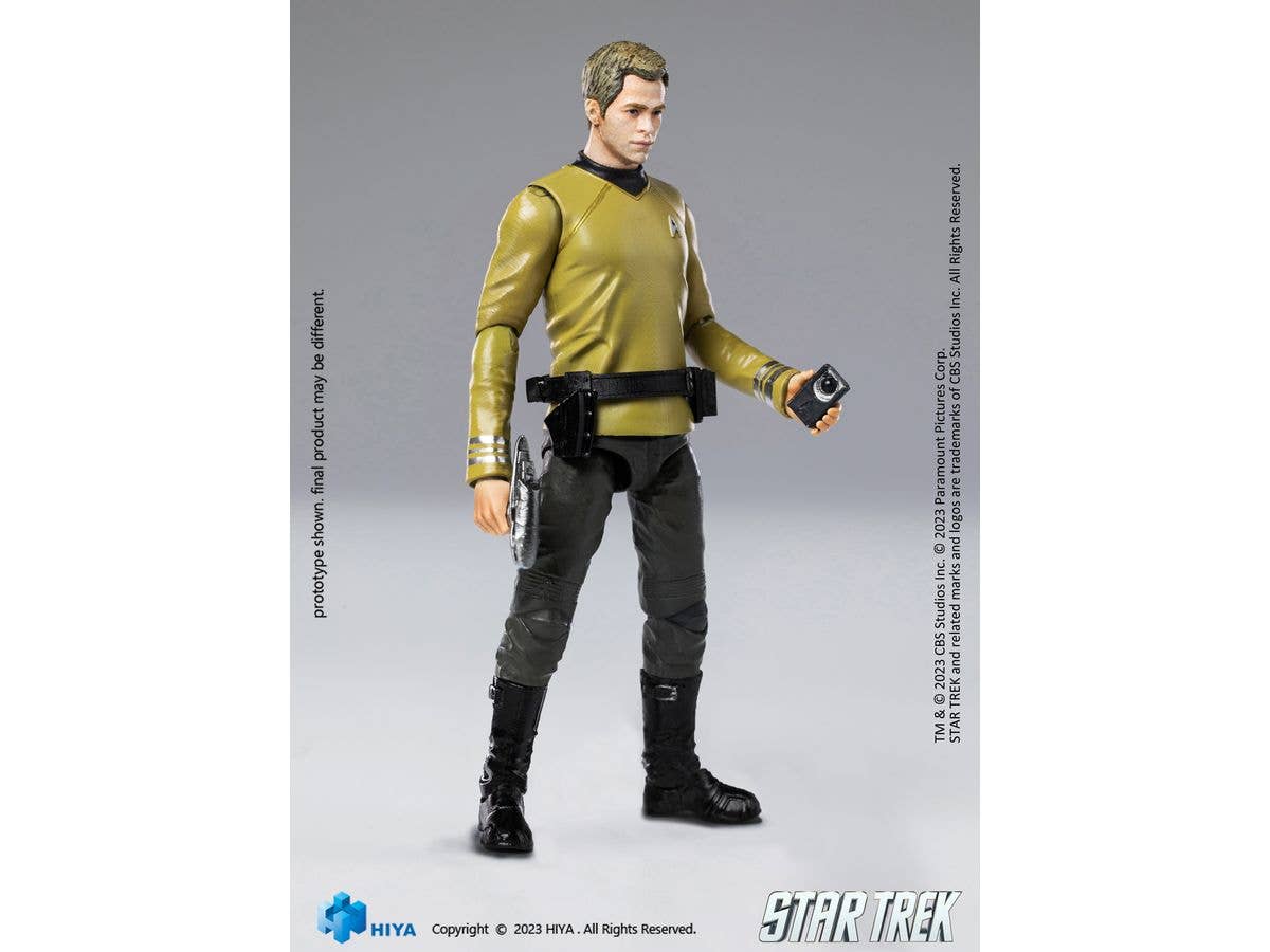 HIYA Toys Exquisite Mini Series 1/18 Scale STAR TREK 2009 Kirk Action Figure | 6957534202568