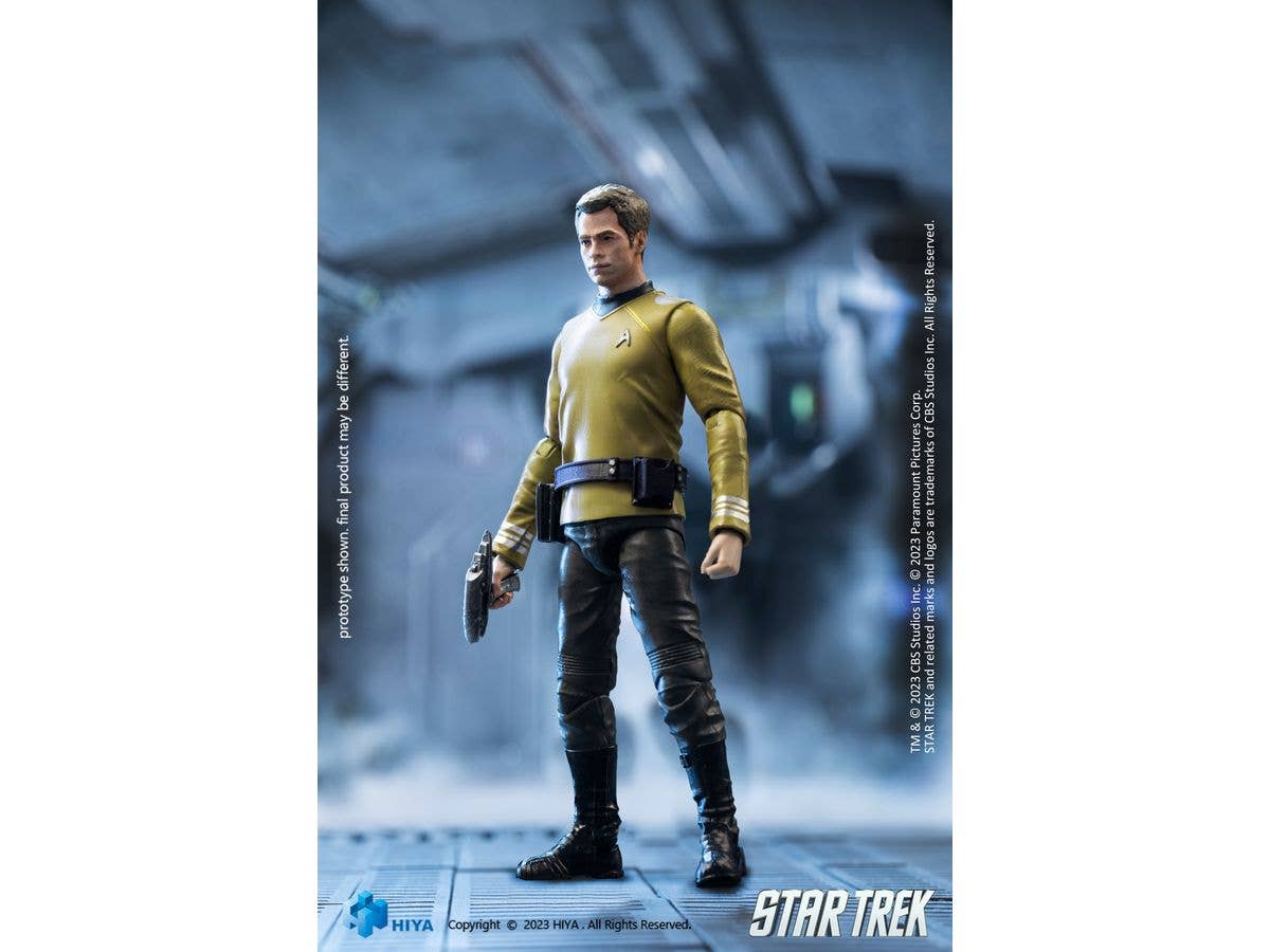 HIYA Toys Exquisite Mini Series 1/18 Scale STAR TREK 2009 Kirk Action Figure | 6957534202568
