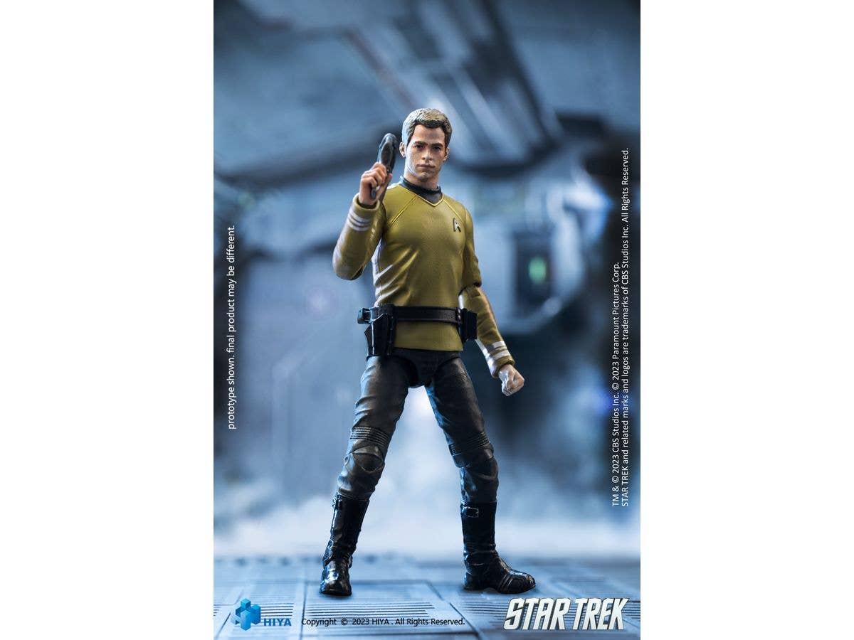 HIYA Toys Exquisite Mini Series 1/18 Scale STAR TREK 2009 Kirk Action Figure | 6957534202568