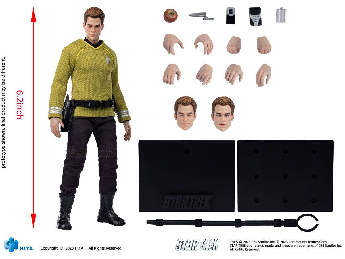 HIYA Toys Exquisite Super Series 1/12 Scale STAR TREK Kirk | 6957534202599